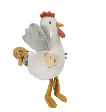 Little Dutch Activiteitenknuffel kip 25cm Little Farm - Afbeelding 6