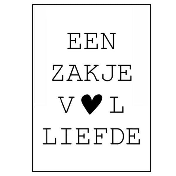 Kaart Een zakje vol Liefde