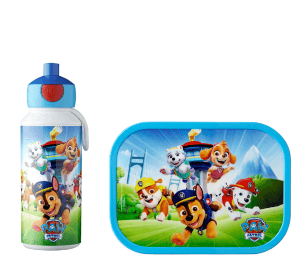 Lunchset Campus (pop-up drinkfles en lunchbox) - Paw Patrol Pups