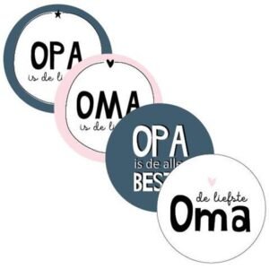 Sticker - Opa / Oma (4 varianten)