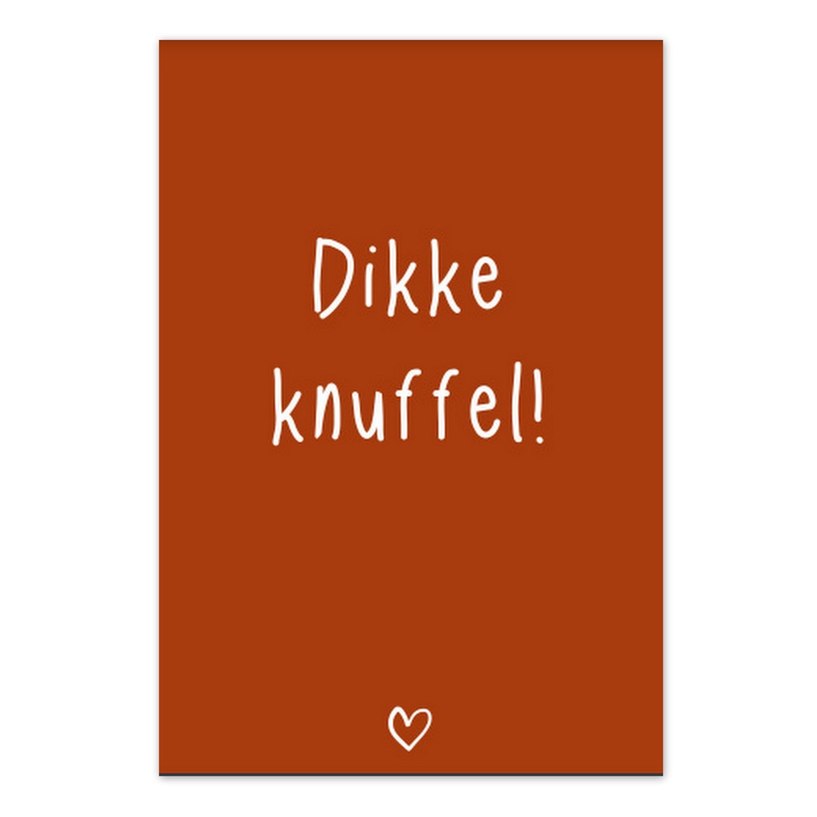 Kaart Dikke knuffel