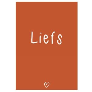 Kaart Liefs ( Roest)