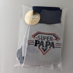 Sokken Superpapa Blauw