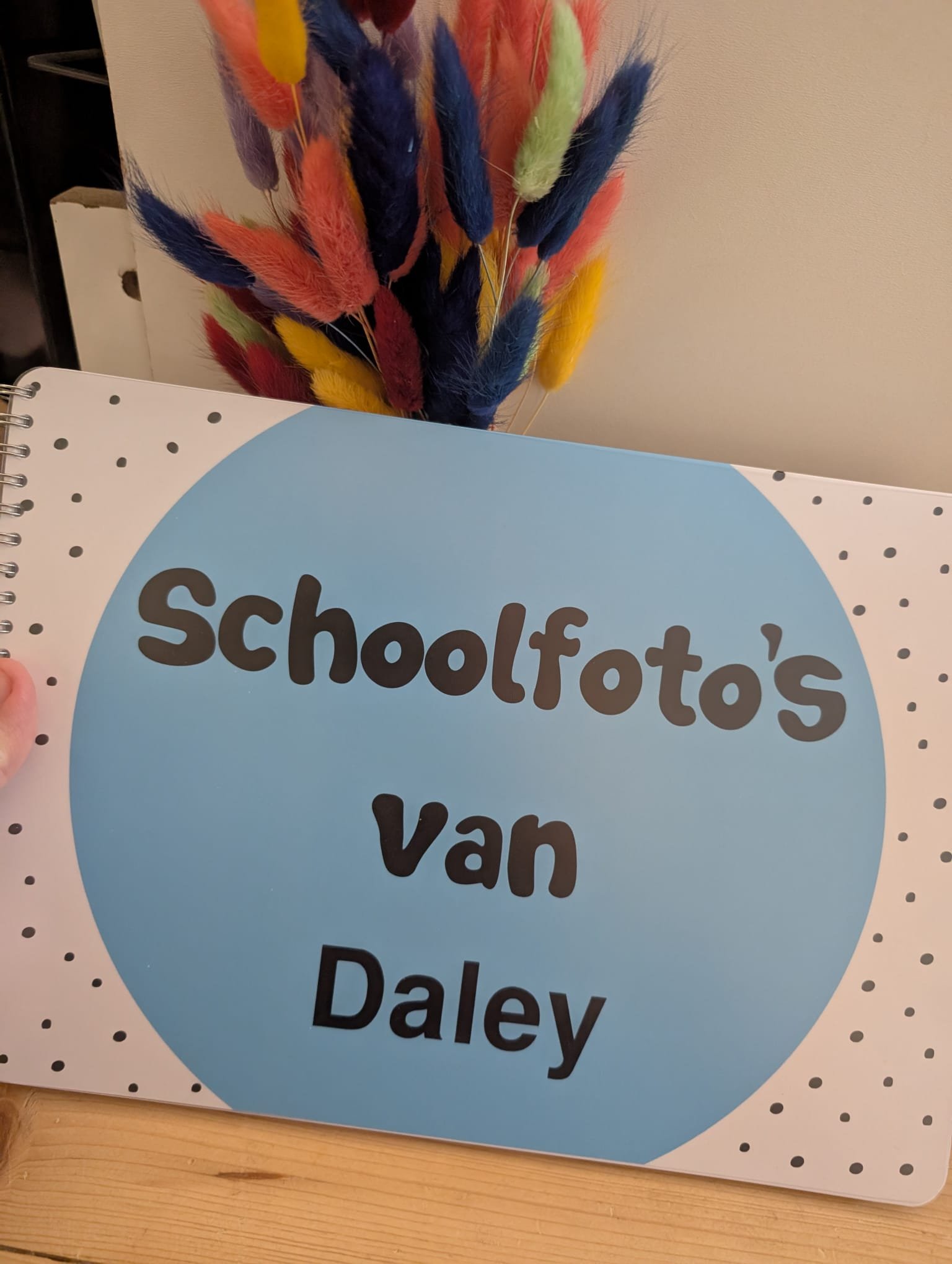 Schoolfotoboek Blauw met naam - Afbeelding 16