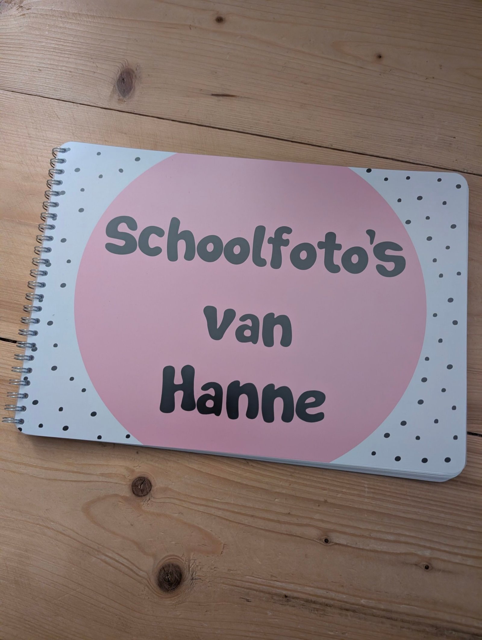 Schoolfotoboek Roze met naam - Afbeelding 30