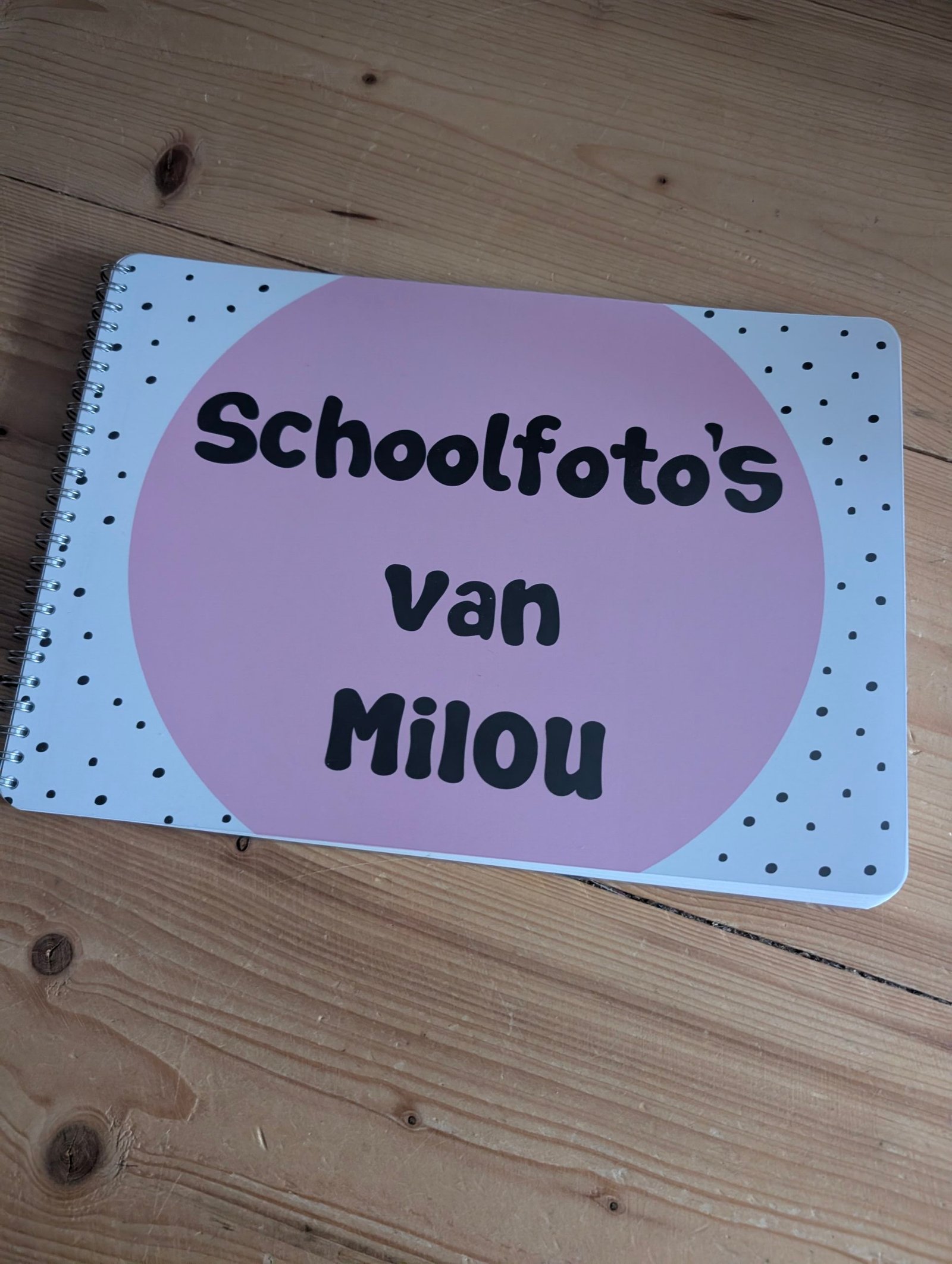 Schoolfotoboek Roze met naam - Afbeelding 31