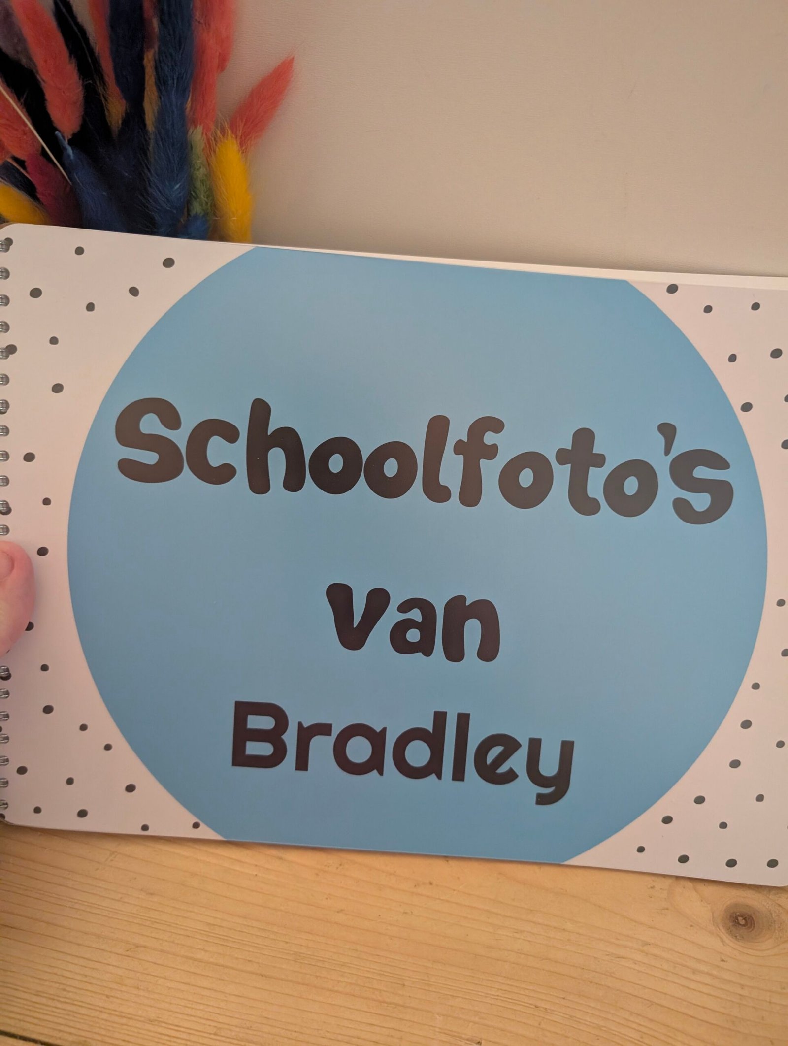 Schoolfotoboek Blauw met naam - Afbeelding 22