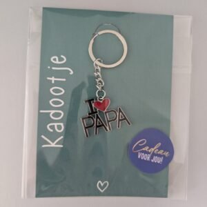 Sleutelhanger I love Papa