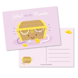 Studio Schatkist - Kaart A6 | schat van een moeder