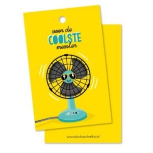 Studio Schatkist - Kadolabel | Voor de coolste meester