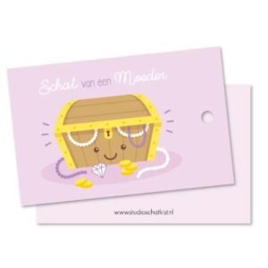 Studio Schatkist - Kadolabel | schat van een moeder