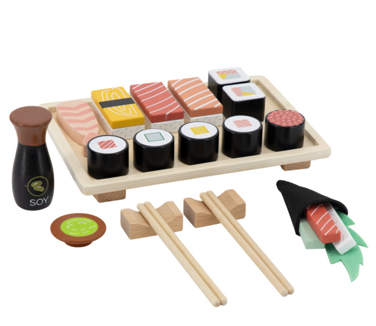 Tryco Houten Sushi Set