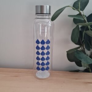 Waterfles met naam op de achterkant