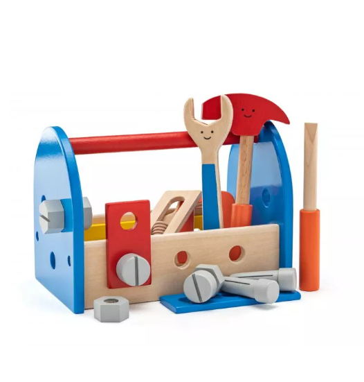 Woody gereedschapkist met inhoud