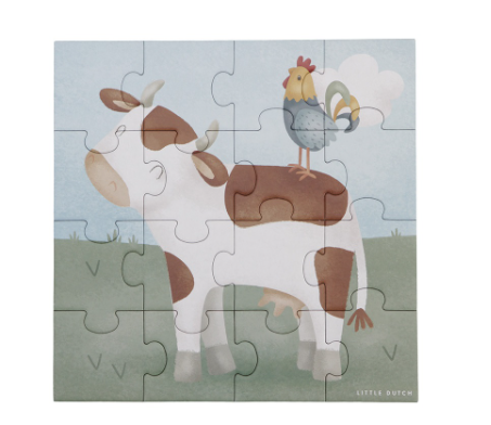 Little Dutch 4 in 1 puzzel Little Farm FSC - Afbeelding 7