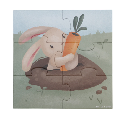 Little Dutch 4 in 1 puzzel Little Farm FSC - Afbeelding 9