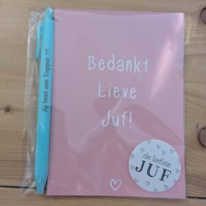 Kaart met Pen - "Jij bent een Topper"