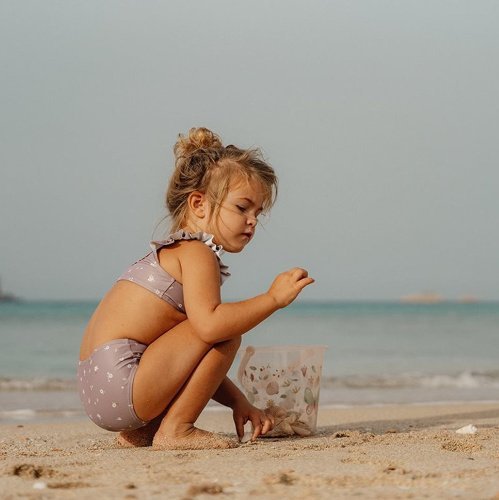 Little Dutch Bikini Volants Mauve Blossom - 86/92 - Afbeelding 3