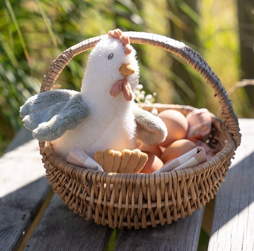 Little Dutch Knuffel Kip 17cm Little Farm - Afbeelding 6