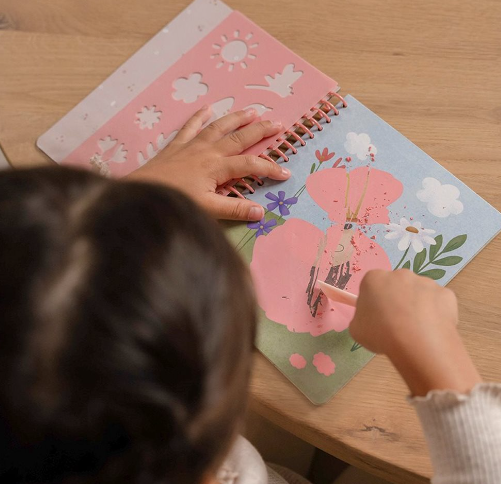 Little Dutch Kras- en schetsboek Rosa & Friends - Afbeelding 3