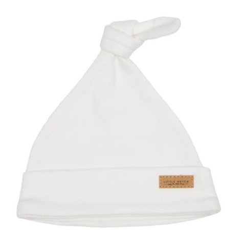 Little Dutch Babymuts Soft White - maat 1