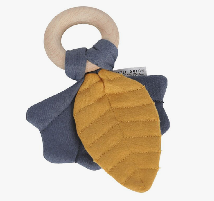 Little Dutch Knisperspeeltje blaadjes Pure & Nature blauw - Afbeelding 2