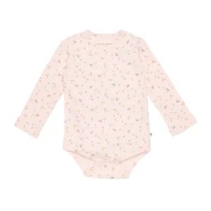 Little Dutch Romper lange mouw Little Pink Flowers maat 62/68
