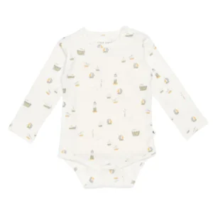 Little Dutch Romper lange mouw Sailors Bay White Maat 74/80