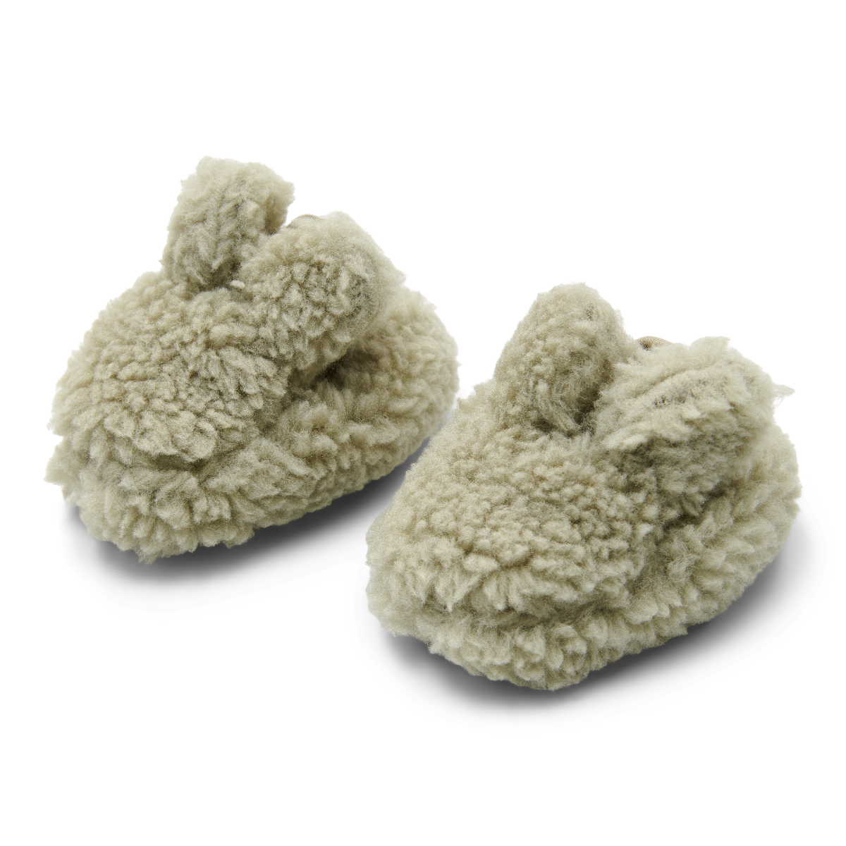 Little Dutch Teddy Slofjes Soft Green - Maat 1 - 0-3 maand