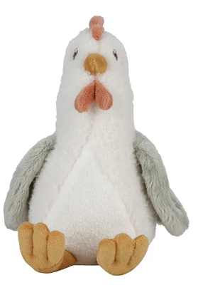 Little Dutch Knuffel Kip 17cm Little Farm - Afbeelding 4