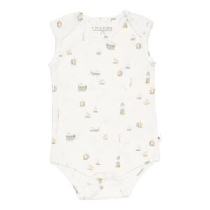 Little Dutch Romper mouwloos Sailors Bay White