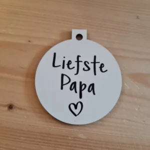 Kerstbal Liefste Papa