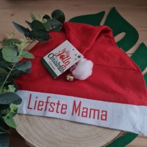 Kerstmuts met bel, Liefste Mama