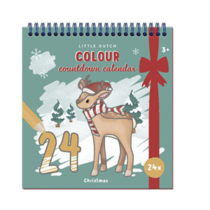 Little Dutch Kleurboek Advent kalender - Meerkleurig