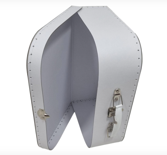 Kartonnen Koffertje met naam,Wit, Groot - Afbeelding 26