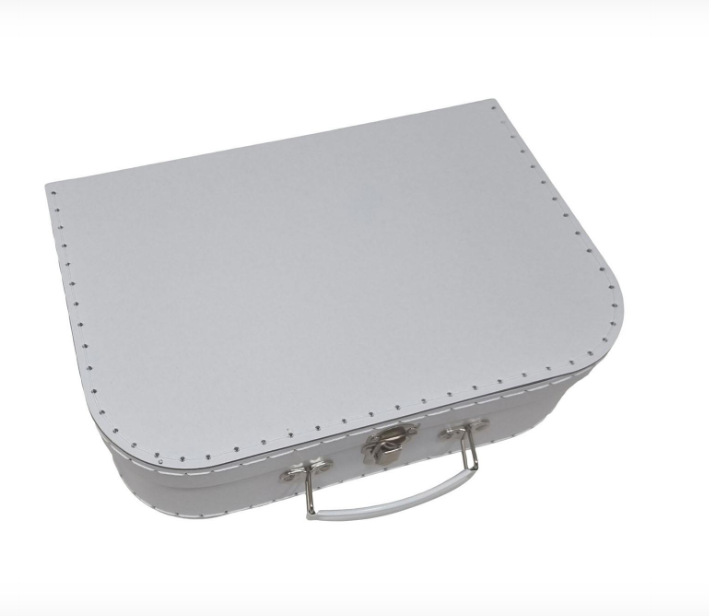 Kartonnen Koffertje met naam,Wit, Groot - Afbeelding 21