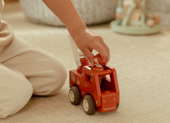 Little Dutch Houten Brandweerauto - Afbeelding 2