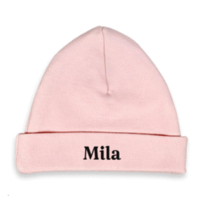 Mutsje met naam Roze 50/56