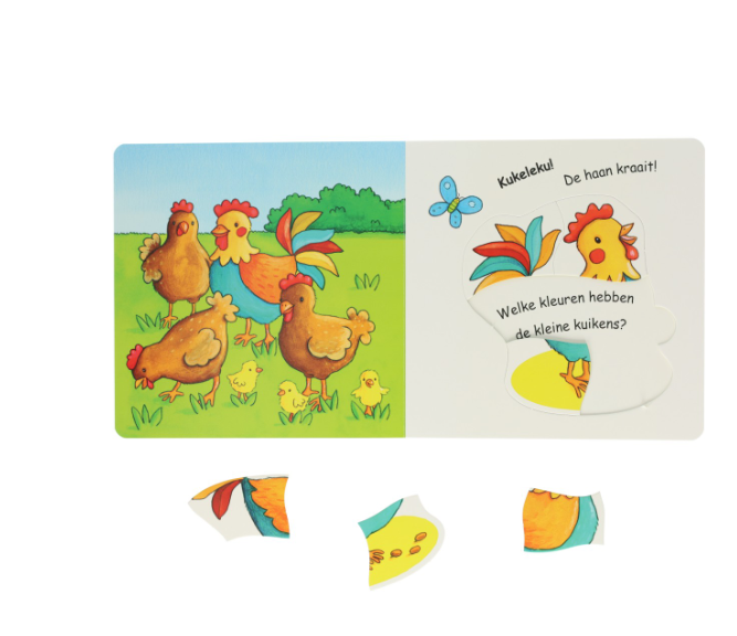 Puzzelboek Dieren - 4 Puzzels - Afbeelding 2