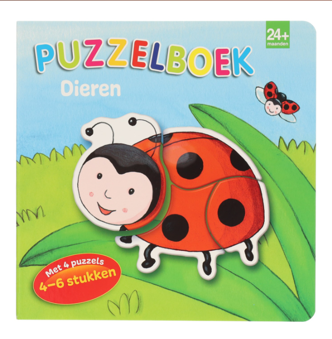 Puzzelboek Dieren - 4 Puzzels