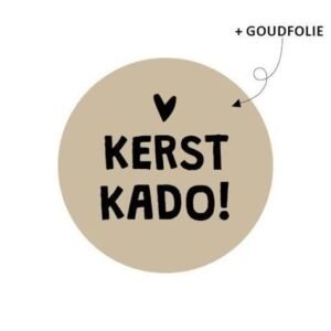 Sticker Kerstkado