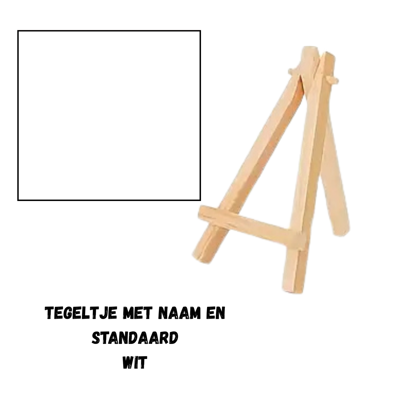 Tegeltje – Wit met eigen tekst