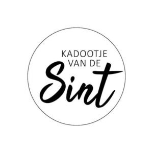 Sticker Kadootje van de Sint