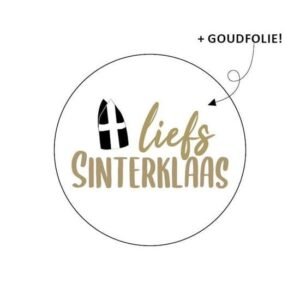 Sticker Liefs Sinterklaas