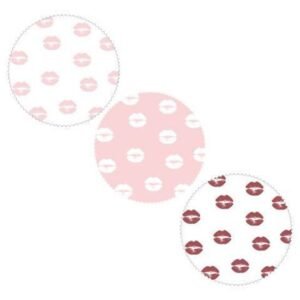 Sticker - kusjes  (assorti 3 kleuren)