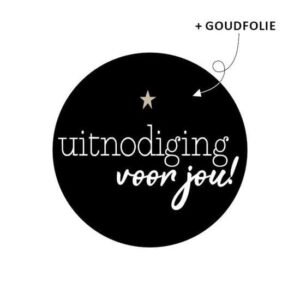 Sticker Uitnodiging voor jou!