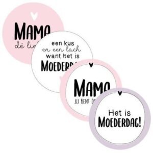 Sticker - Moederdag (4 varianten)