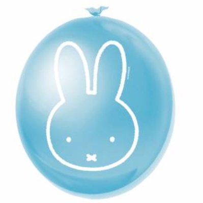 Ballonnen Nijntje Blauw, 6st.
