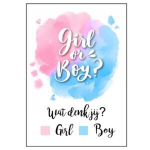 Kaart Girl or Boy
