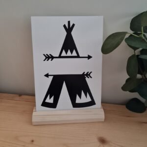 Kaart Tipi Tent (a5 kaart)